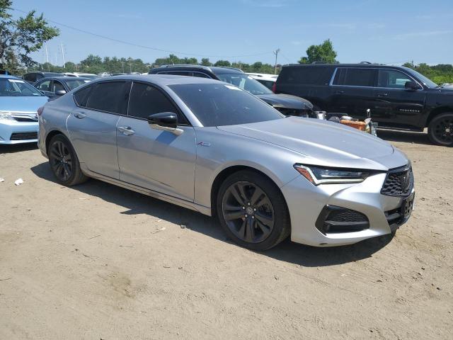 19UUB5F50MA004837 - 2021 ACURA TLX TECH A SILVER photo 4