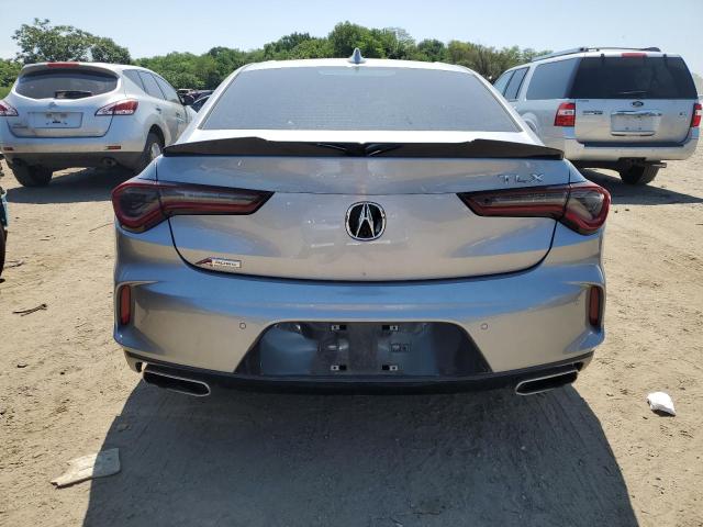 19UUB5F50MA004837 - 2021 ACURA TLX TECH A SILVER photo 6