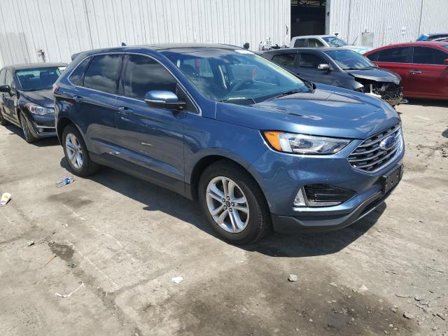 2FMPK4J94KBC37813 - 2019 FORD EDGE SEL BLUE photo 4