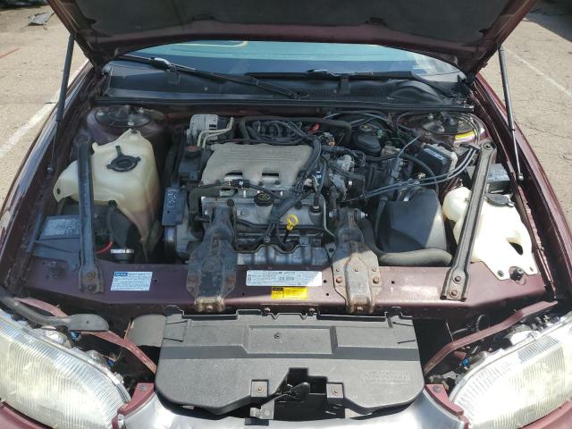 2G1WW12MXV9262886 - 1997 CHEVROLET MONTE CARL LS BURGUNDY photo 11