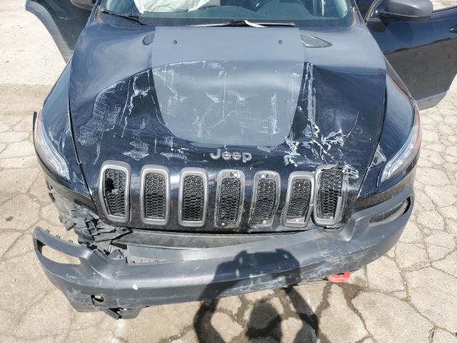 1C4PJMBS4HW512984 - 2017 JEEP CHEROKEE TRAILHAWK BLACK photo 12