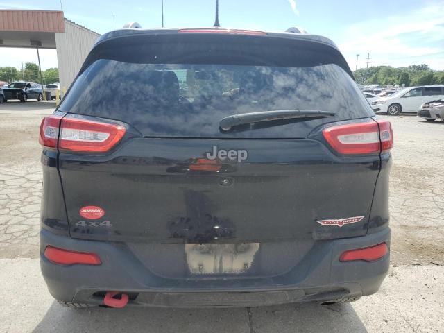 1C4PJMBS4HW512984 - 2017 JEEP CHEROKEE TRAILHAWK BLACK photo 6