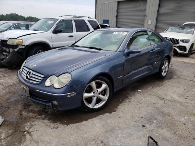 WDBTJ65J45F164045 - 2005 MERCEDES-BENZ CLK 320C BLUE photo 12