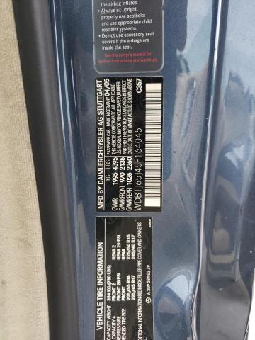 WDBTJ65J45F164045 - 2005 MERCEDES-BENZ CLK 320C BLUE photo 13