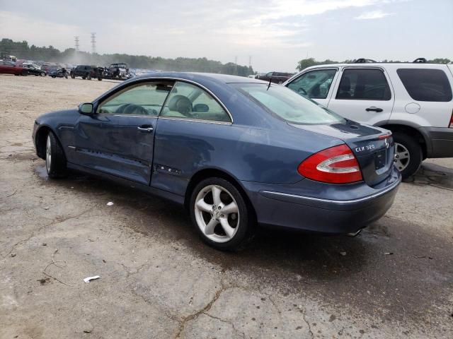 WDBTJ65J45F164045 - 2005 MERCEDES-BENZ CLK 320C BLUE photo 2