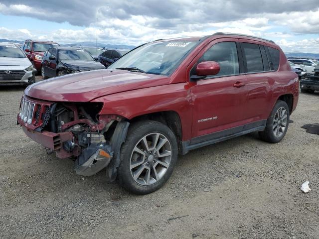 1C4NJDCB0ED653094 - 2014 JEEP COMPASS LIMITED MAROON photo 1