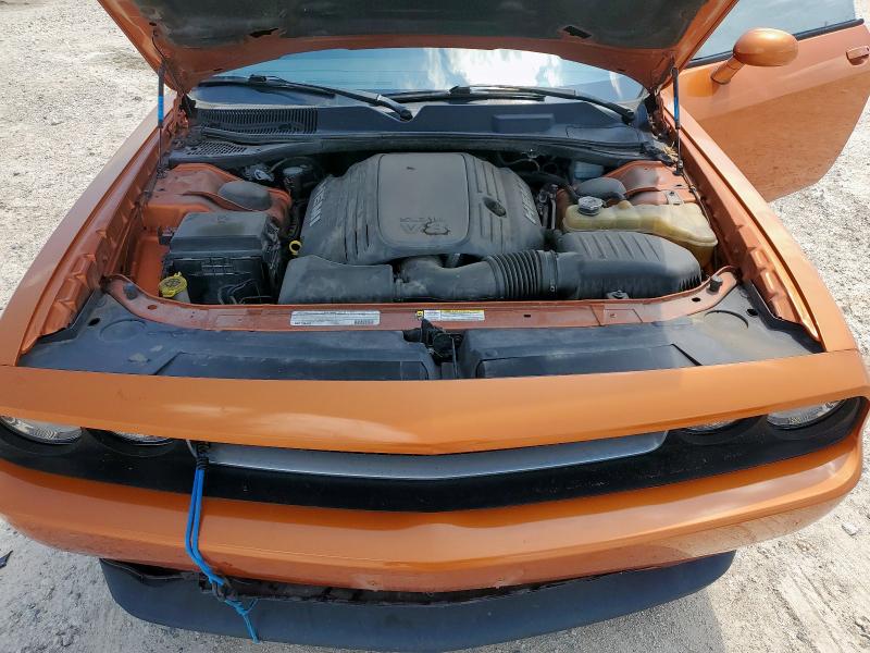 2B3CJ5DTXBH589991 - 2011 DODGE CHALLENGER R/T ORANGE photo 11