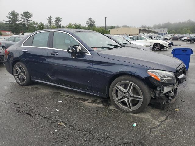 55SWF8EBXKU319815 - 2019 MERCEDES-BENZ C 300 4MATIC BLUE photo 4