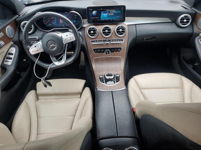 55SWF8EBXKU319815 - 2019 MERCEDES-BENZ C 300 4MATIC BLUE photo 8