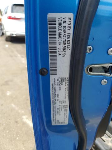 1C6RR7LT8MS568705 - 2021 RAM 1500 CLASS SLT 蓝色 照片 13