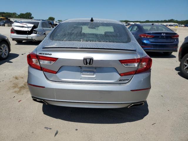 1HGCV1F37MA045038 - 2021 HONDA ACCORD SPORT SILVER photo 6