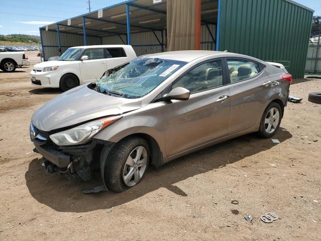 5NPDH4AE6DH414999 - 2013 HYUNDAI ELANTRA GLS BEIGE photo 1