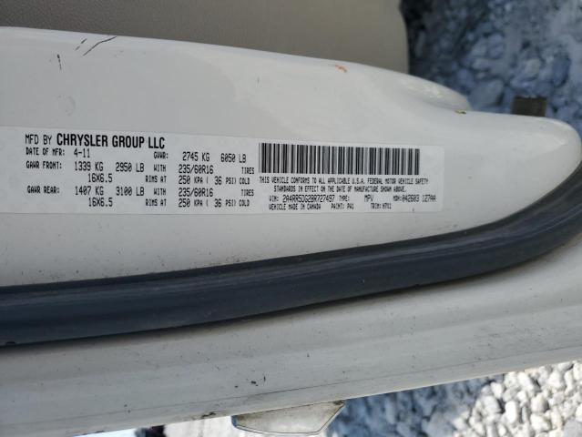 2A4RR5DG2BR727497 - 2011 CHRYSLER TOWN & COU TOURING 白色 照片 14