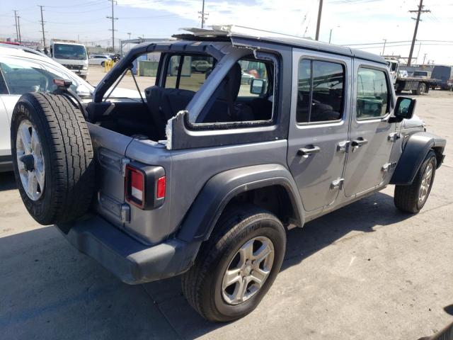 1C4HJXDM1MW665000 - 2021 JEEP WRANGLER U SPORT GRAY photo 3