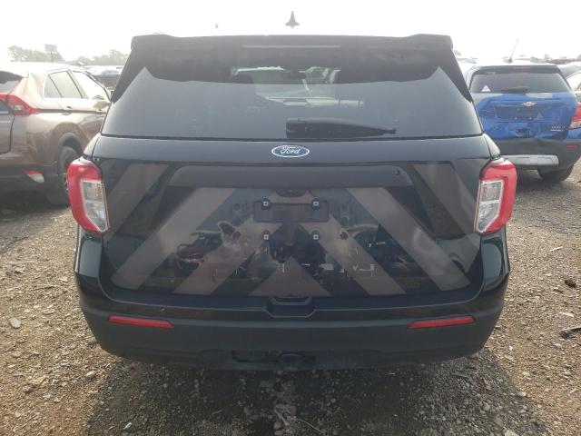 1FM5K8AB9MGB53550 - 2021 FORD EXPLORER POLICE INTERCEPTOR TWO TONE photo 6