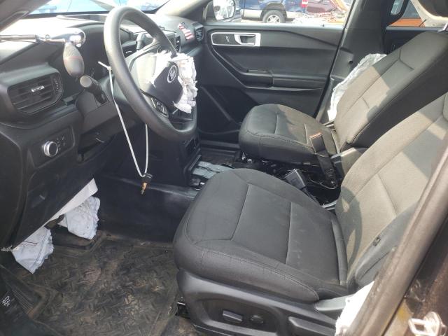 1FM5K8AB9MGB53550 - 2021 FORD EXPLORER POLICE INTERCEPTOR TWO TONE photo 7