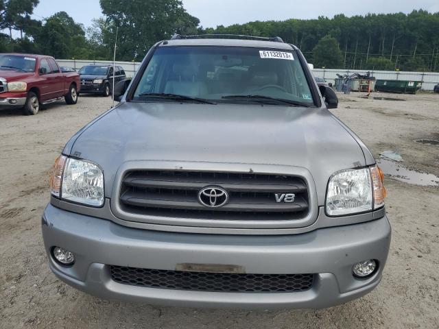 5TDBT44A24S213240 - 2004 TOYOTA SEQUOIA SR5 GRAY photo 5