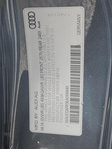 WAUCGAFR3EA068845 - 2014 AUDI S5 PREMIUM PLUS 灰色 照片 12