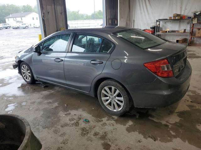 19XFB2F96CE358897 - 2012 HONDA CIVIC EXL GRAY photo 2