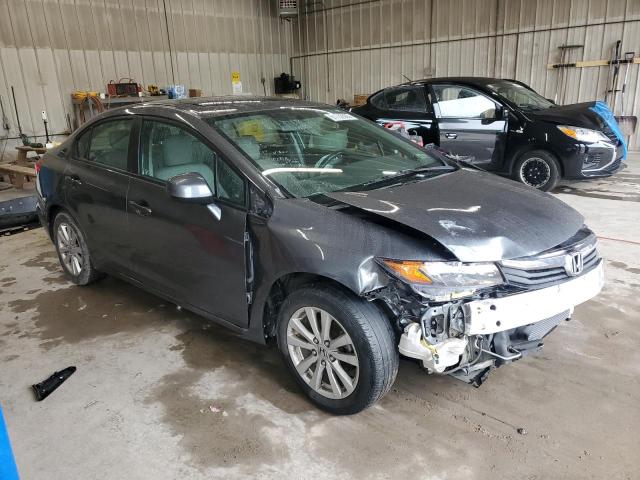 19XFB2F96CE358897 - 2012 HONDA CIVIC EXL GRAY photo 4