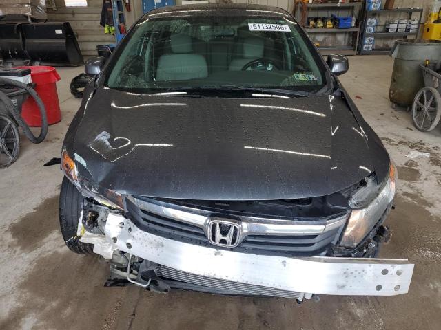 19XFB2F96CE358897 - 2012 HONDA CIVIC EXL GRAY photo 5