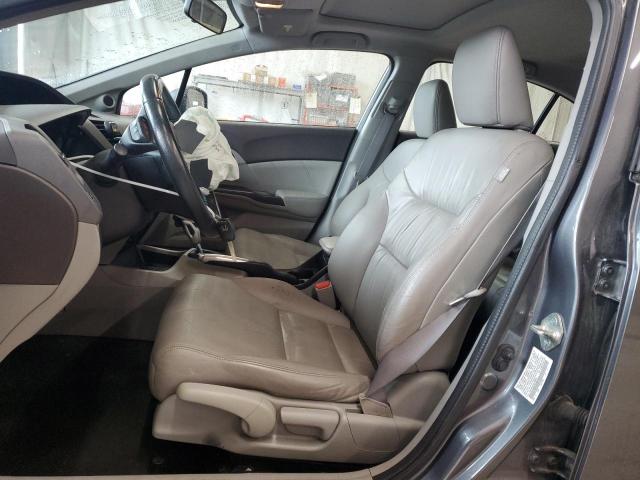 19XFB2F96CE358897 - 2012 HONDA CIVIC EXL GRAY photo 7