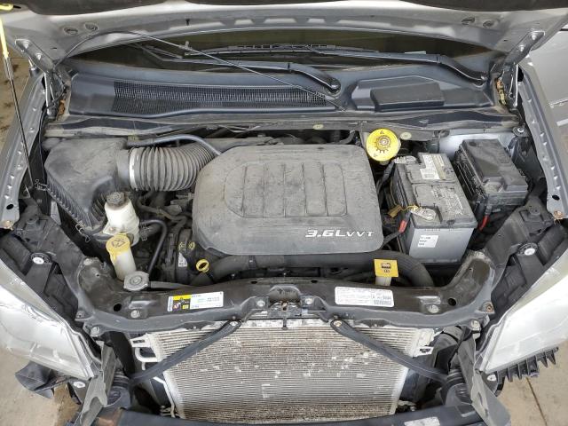 2C4RC1CG7DR745465 - 2013 CHRYSLER TOWN & COU TOURING L SILVER photo 11