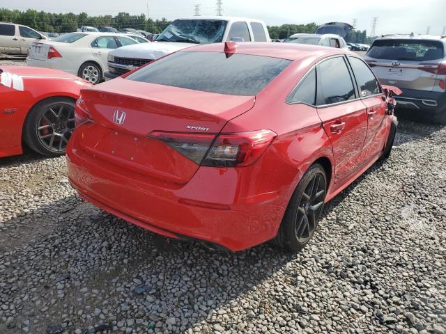 2HGFE2F5XNH576631 - 2022 HONDA CIVIC SPORT 红色 照片 3