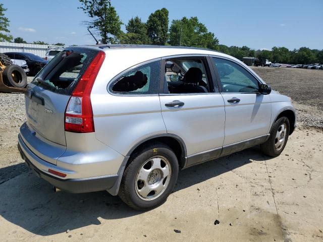 5J6RE4H33AL100747 - 2010 HONDA CR-V LX SILVER photo 3