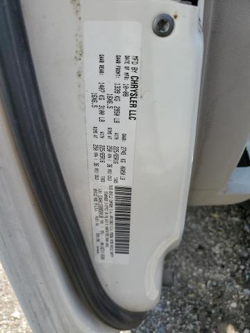 1D4HN11E09B520188 - 2009 DODGE GRAND CARA C/V WHITE photo 12