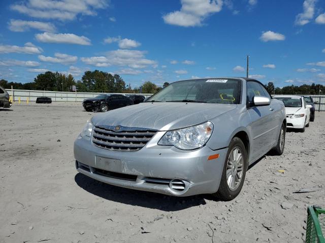 1C3LC55R48N633242 - 2008 CHRYSLER SEBRING TOURING SILVER photo 2