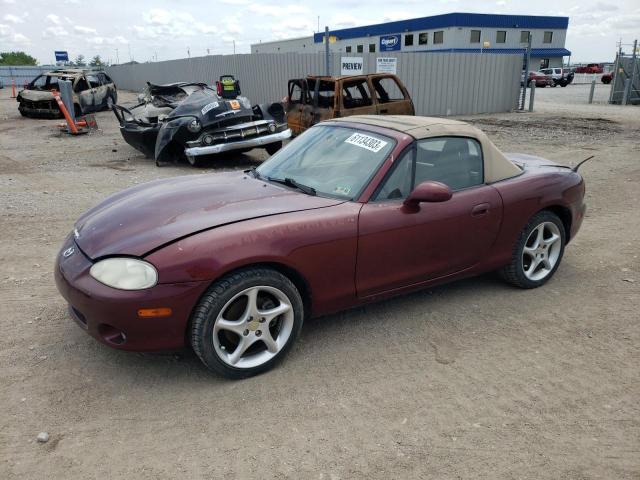 JM1NB353230304410 - 2003 MAZDA MX-5 MIATA BASE BURGUNDY photo 1
