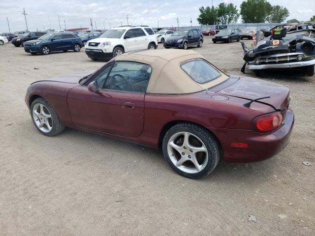 JM1NB353230304410 - 2003 MAZDA MX-5 MIATA BASE BURGUNDY photo 2