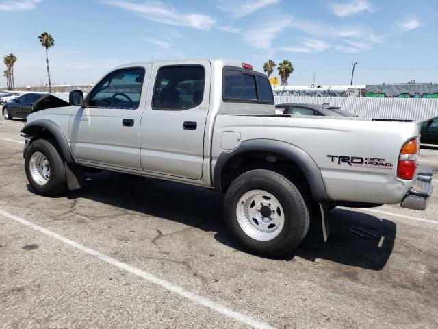 5TEGN92N62Z126511 - 2002 TOYOTA TACOMA DOUBLE CAB PRERUNNER SILVER photo 2