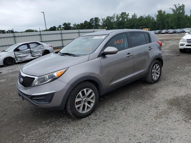 KNDPB3AC8E7566375 - 2014 KIA SPORTAGE BASE SILVER photo 1