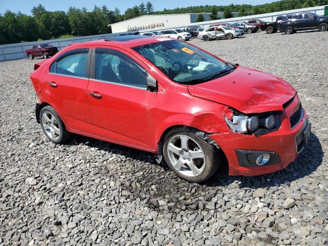 1G1JE5SH1C4190533 - 2012 CHEVROLET SONIC LTZ RED photo 4