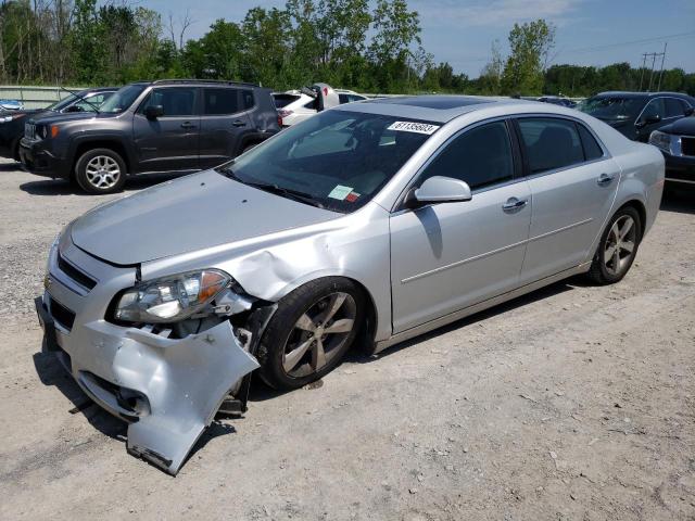 1G1ZC5E07CF156387 - 2012 CHEVROLET MALIBU 1LT SILVER photo 1