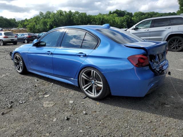 WBA8B7C51JA576539 - 2018 BMW 340 XI BLUE photo 2