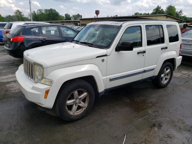 1J8GN58K78W255636 - 2008 JEEP LIBERTY LIMITED WHITE photo 1