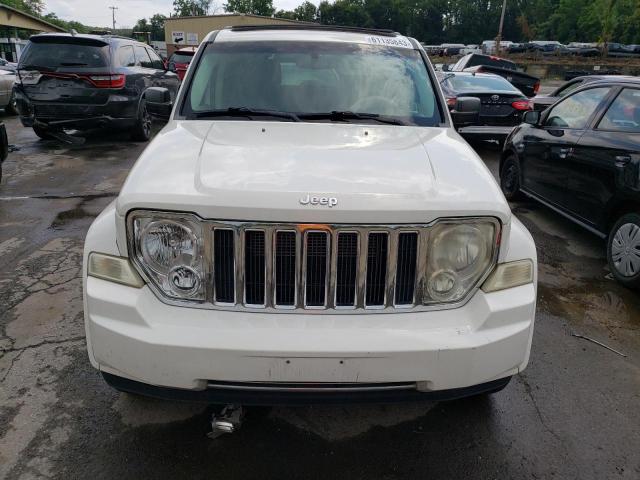 1J8GN58K78W255636 - 2008 JEEP LIBERTY LIMITED WHITE photo 5