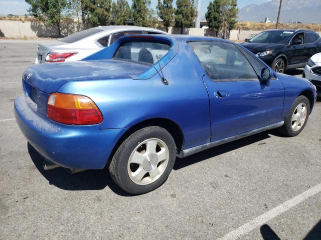 JHMEH6162PS001216 - 1993 HONDA CIVIC DEL SOL SI BLUE photo 3