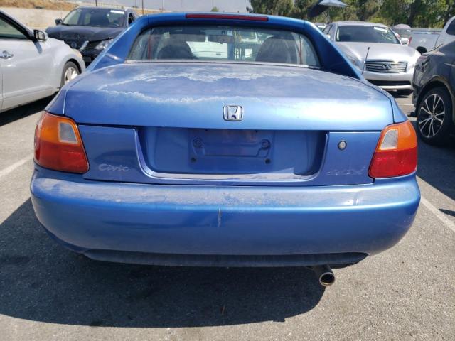 JHMEH6162PS001216 - 1993 HONDA CIVIC DEL SOL SI BLUE photo 6