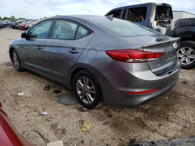 5NPD84LF4JH400746 - 2018 HYUNDAI ELANTRA SEL GRAY photo 2