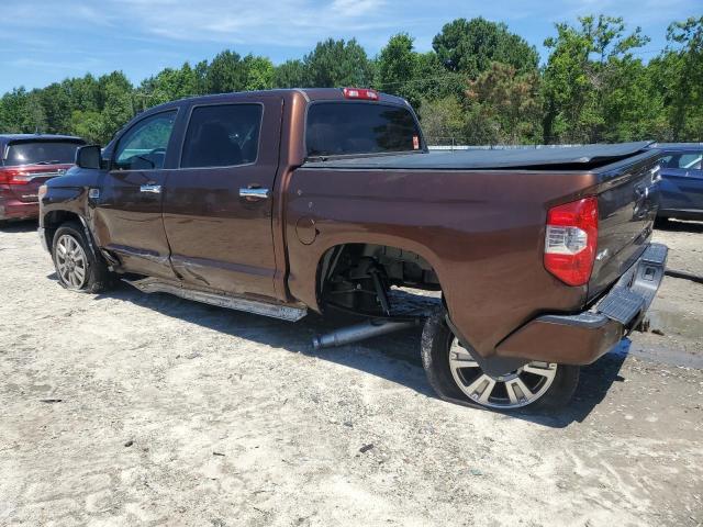 5TFAY5F14EX368030 - 2014 TOYOTA TUNDRA CREWMAX PLATINUM BROWN photo 2
