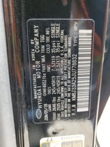 KM8J33A25JU778832 - 2018 HYUNDAI TUCSON VALUE BLACK photo 13