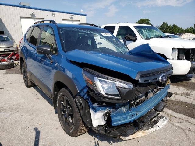 JF2SKAMC6PH432361 - 2023 SUBARU FORESTER WILDERNESS BLUE photo 4