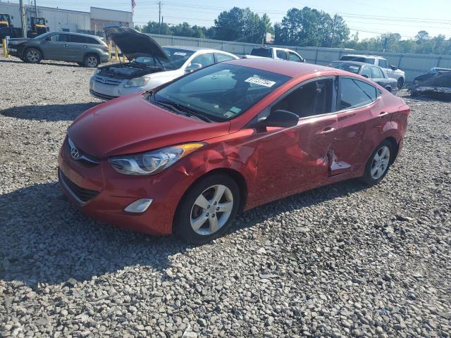 KMHDH4AE2DU531710 - 2013 HYUNDAI ELANTRA GLS RED photo 1