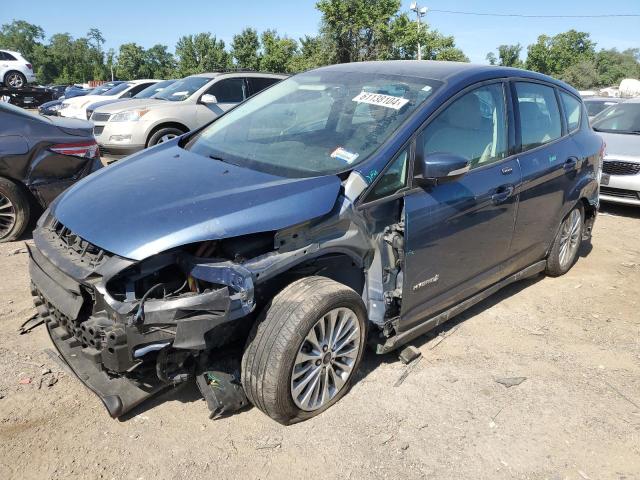 1FADP5AU2JL101655 - 2018 FORD C-MAX SE BLUE photo 1