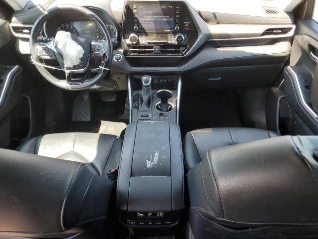 5TDGZRBH2LS023261 - 2020 TOYOTA HIGHLANDER XLE GRAY photo 8