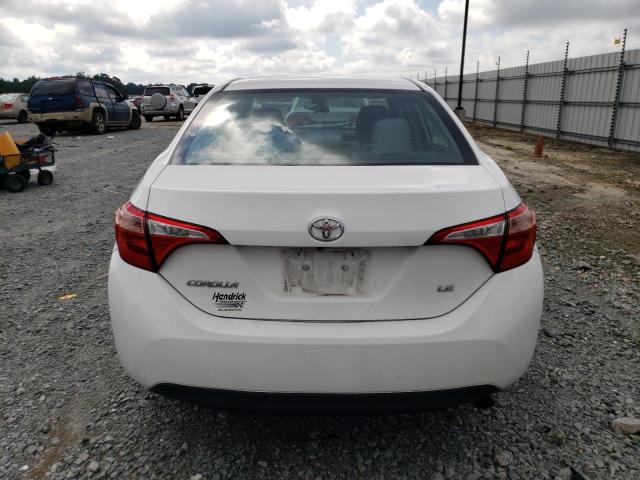 2T1BURHE5HC765286 - 2017 TOYOTA COROLLA L WHITE photo 6